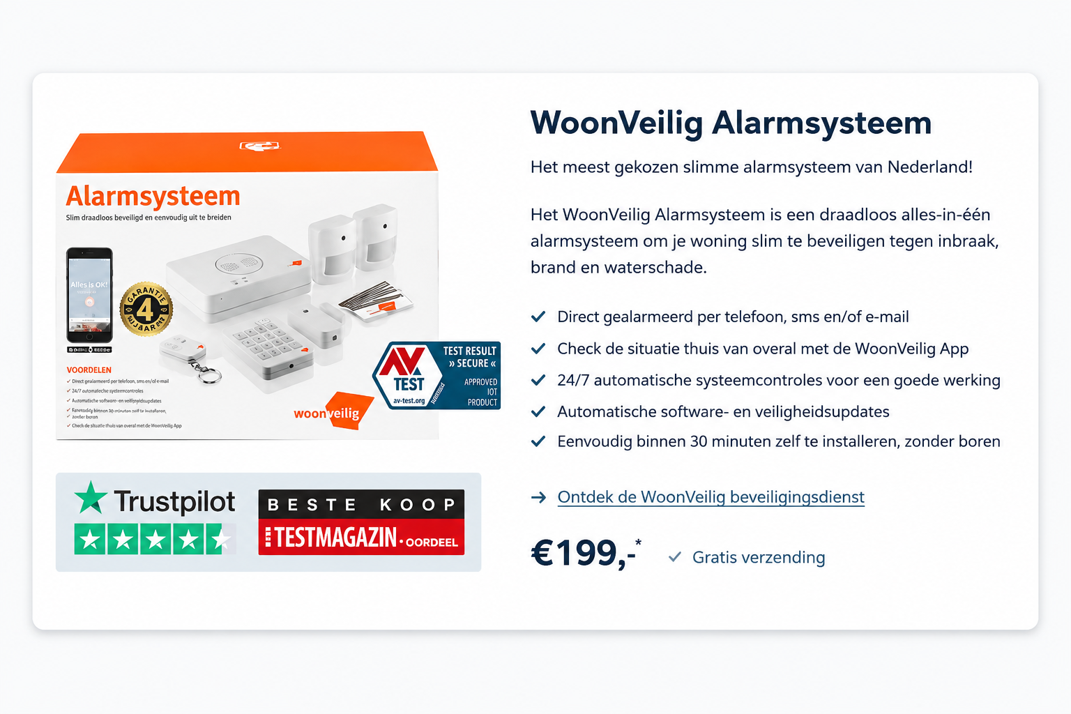 WoonVeilig Alarmsysteem
